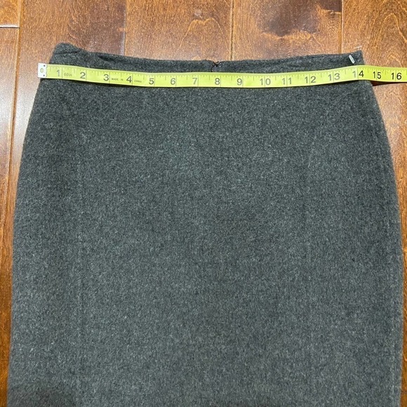 Talbots Petites Wool Blend Gray Skirt Women's Size 2P - Picture 6 of 8